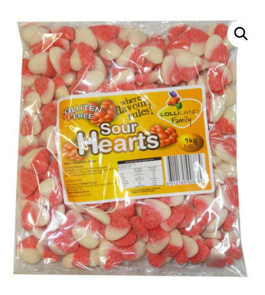 Lolliland Red Hearts - 1kg