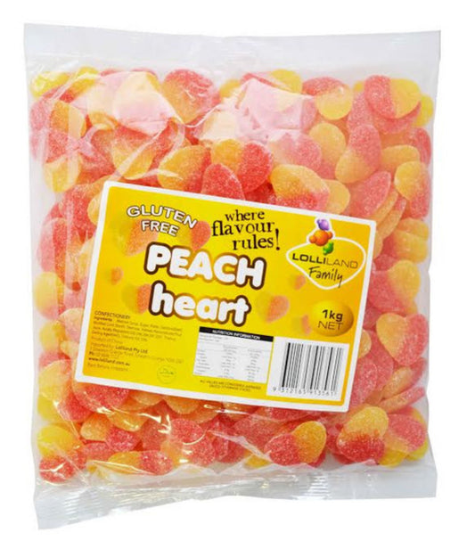 Lolliland Peach Hearts - 1kg