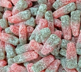 Fizzy Cherry Cola Bottles (UK) - 100g