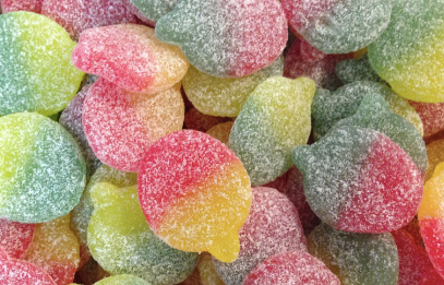 Fizzy sour apples (UK) - 100g