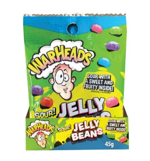 warheads- sour jelly beans